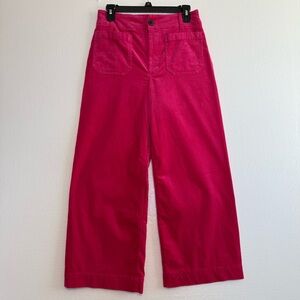 Anthropologie Pink Wide Leg Pants